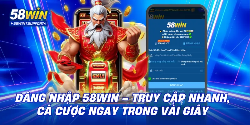 đăng nhập 58WIN