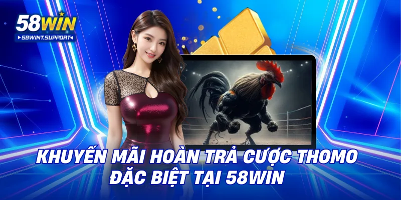 Khuyến mãi hoàn trả cược Thomo đặc biệt tại 58WIN