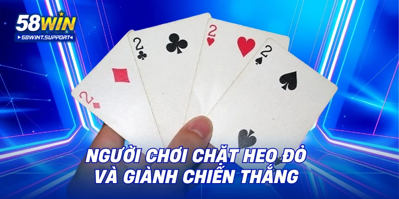 Người chơi chặt heo đỏ và giành chiến thắng